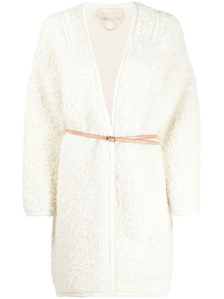 Vanessa Bruno Martine Belted Cardi Coat - Neutrals