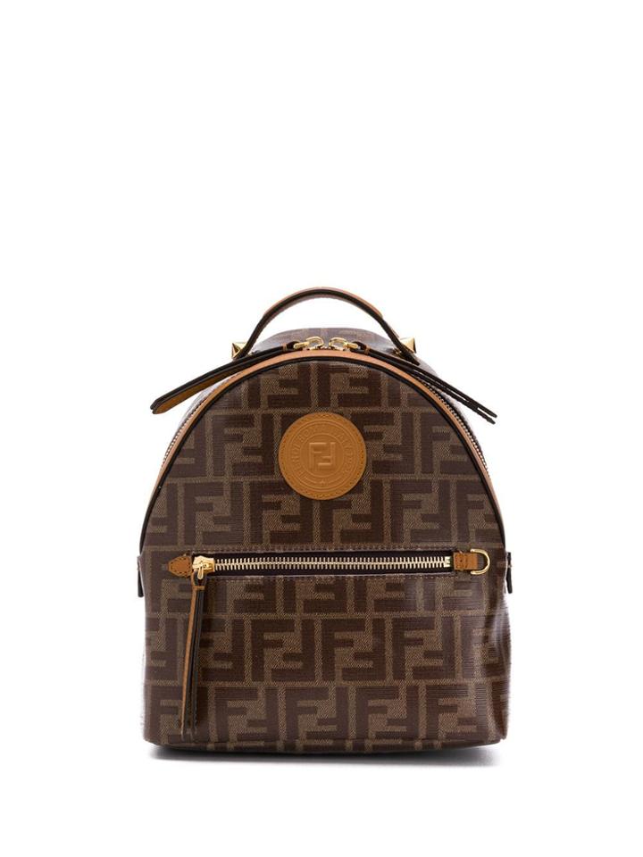 Fendi Mini Monogram Backpack - Neutrals