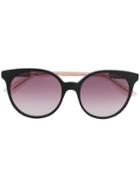 Gucci Eyewear Monogram Sunglasses - Black