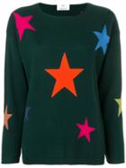 Allude Star Knit Jumper - Green
