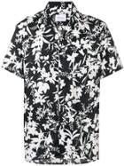 Low Brand Floral Print Shirt - Black