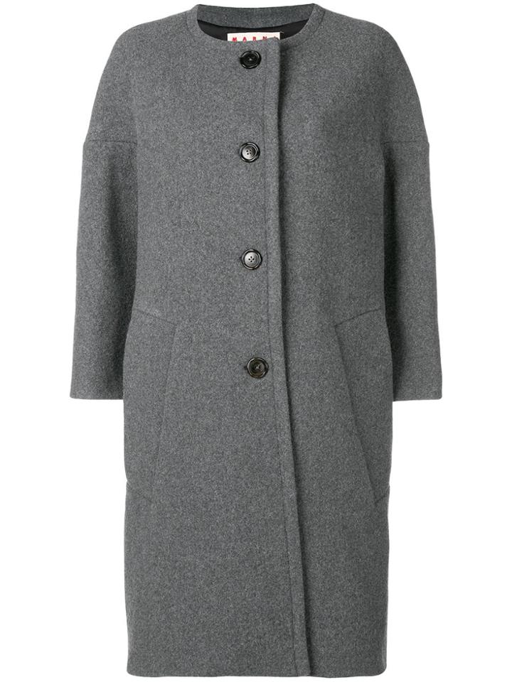 Marni Cocoon Coat - Grey