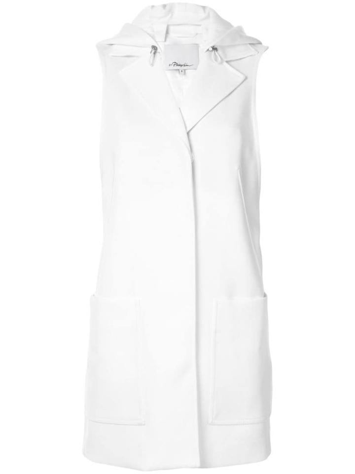 3.1 Phillip Lim Concealed Fastening Vest - White