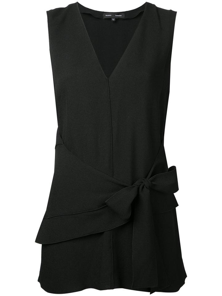 Proenza Schouler Asymmetric Dress, Women's, Size: 2, Black, Acetate/viscose