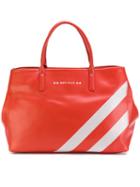 Marc Ellis - Logo Print Shoulder Bag - Women - Leather - One Size, Red, Leather