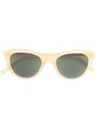 Garrett Leight Garrett Leight X Clare V. Sunglasses, Women's, Yellow/orange, Plastic/acetate