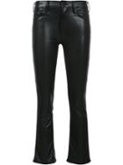Mother 'insider Crop' Trousers, Women's, Size: 29, Black, Polyurethane/polyester/spandex/elastane/artificial Fur