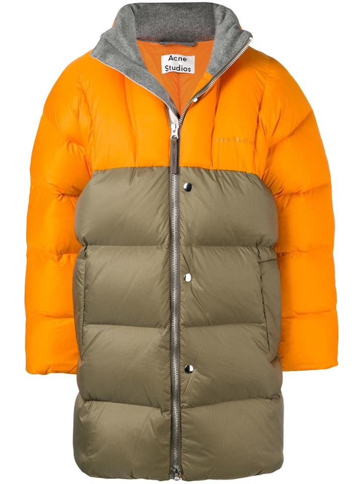 Acne Studios Oversized Down Coat - Orange