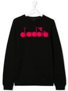 Diadora Junior Printed Logo Sweatshirt - Black