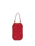 Prada Two-way Zipper Mini Bag - Red