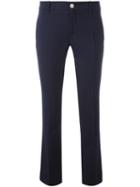 Gucci Slim Flared Trousers, Size: 42, Blue, Wool/silk/spandex/elastane/viscose