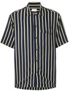 Ami Alexandre Mattiussi Camp Collar Short Sleeves Shirt - Blue