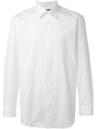 Issey Miyake Men Concealed Fastening Shirt, Size: 3, White, Cotton