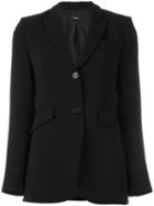 Theory Andorie Blazer, Women's, Size: 0, Black, Triacetate/polyester/polyurethane