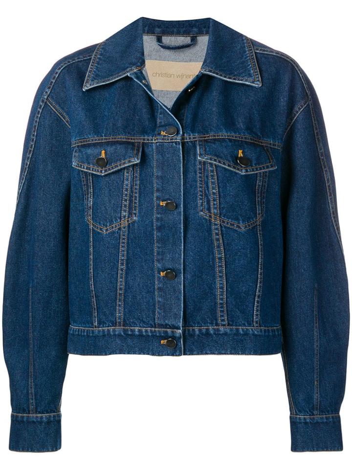 Christian Wijnants Jiro Denim Jacket - Blue