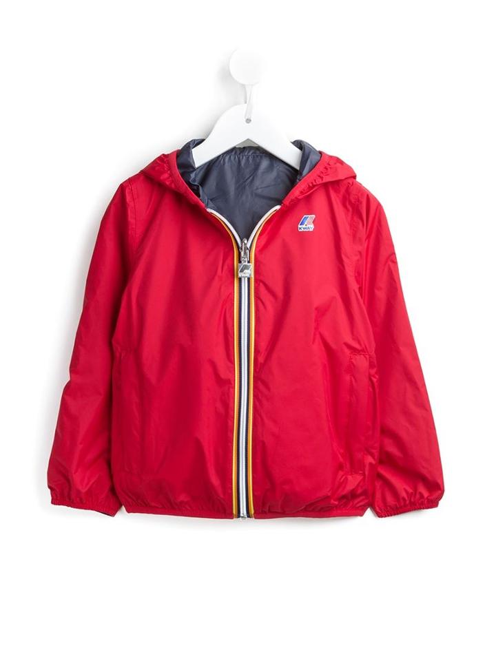 K Way Kids 'le Vrai Claude' Rain Jacket, Boy's, Size: 6 Yrs, Red