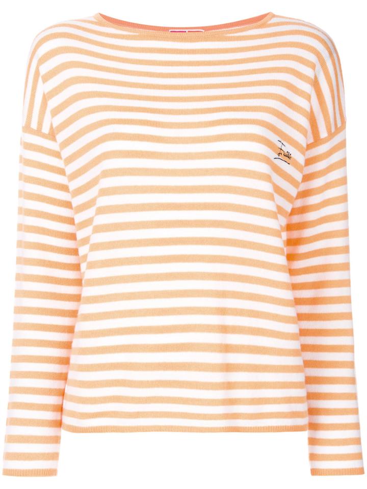 Emilio Pucci Embroidered Logo Jumper - Yellow & Orange