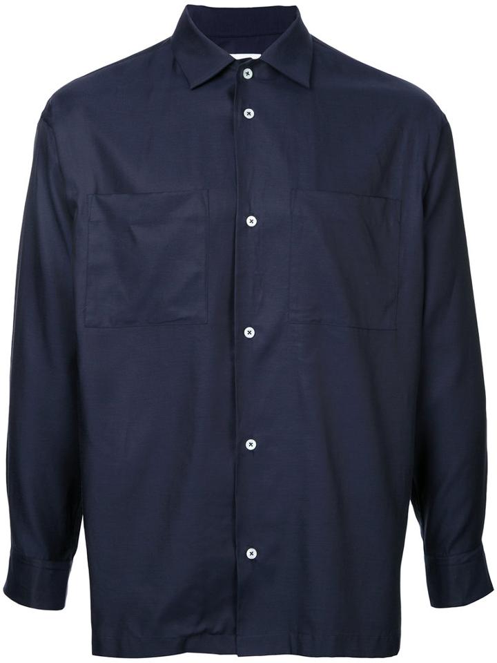En Route Plain Shirt, Men's, Size: 3, Blue, Cotton
