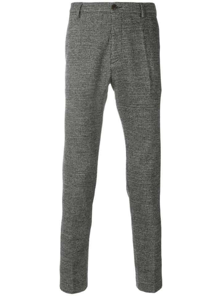 Al Duca D'aosta 1902 Fitted Tailored Trousers - Black