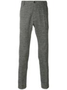 Al Duca D'aosta 1902 Fitted Tailored Trousers - Black