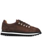 Doucal's Hook Lace-up Sneakers - Brown