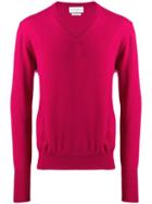 Ballantyne Knit V-neck Sweater - Pink