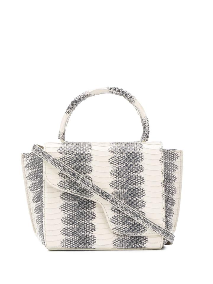 Atp Atelier Montalcino Snakeskin-effect Tote - White