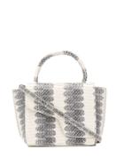 Atp Atelier Montalcino Snakeskin-effect Tote - White