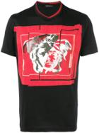 Versace Collection Abstract Medusa Print T-shirt - Black