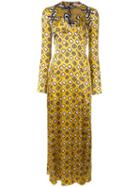 Wunderkind 'caitlyn's' Long Sleeved Dress, Women's, Size: 36, Yellow/orange, Silk/spandex/elastane