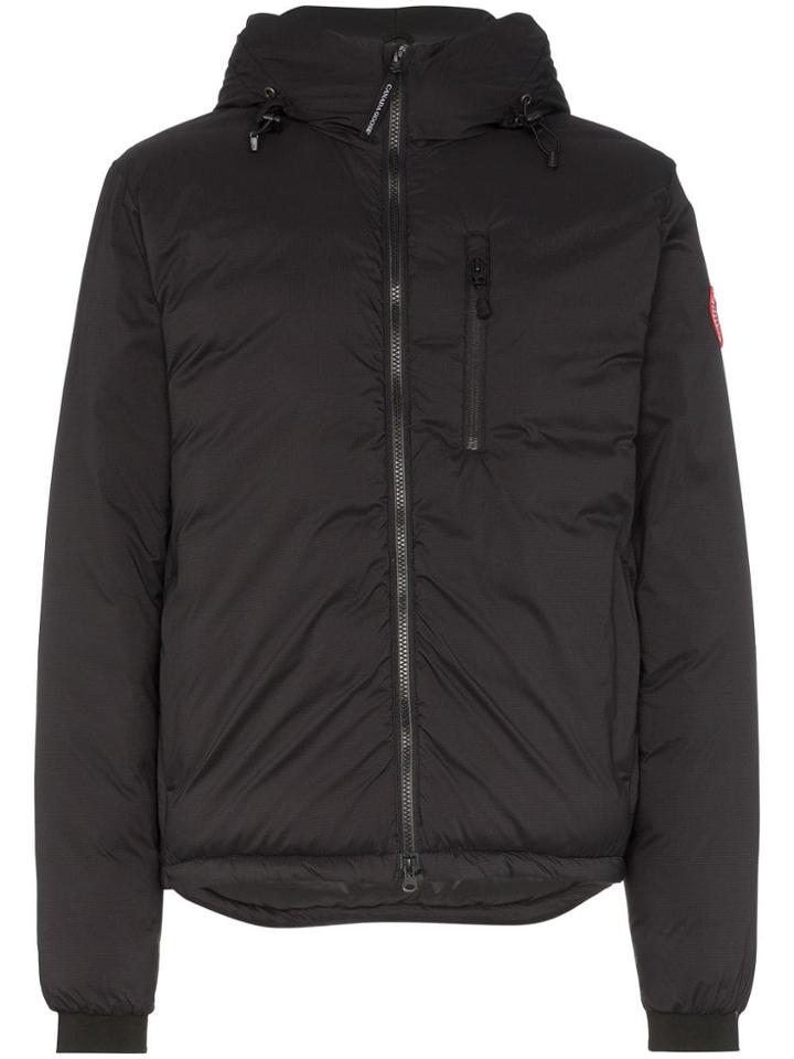 Canada Goose Logo Patch Lodge Jacket - Black
