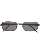 Saint Laurent Eyewear Logo Sunglasses - Black