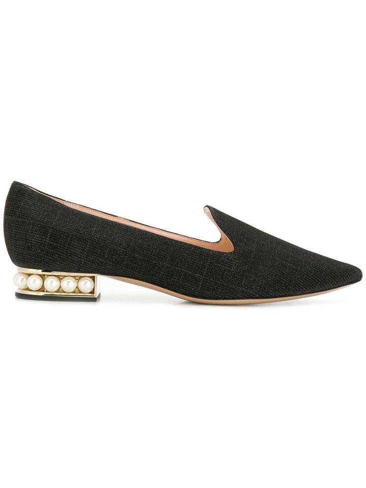 Nicholas Kirkwood Casati Pearl Loafers - Black