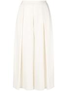 Dusan Flared Cropped Trousers - White
