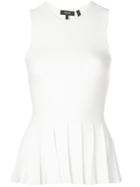 Theory Pleated Tank Top - White