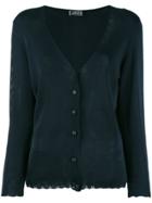 Versace Vintage V-neck Cardigan - Blue
