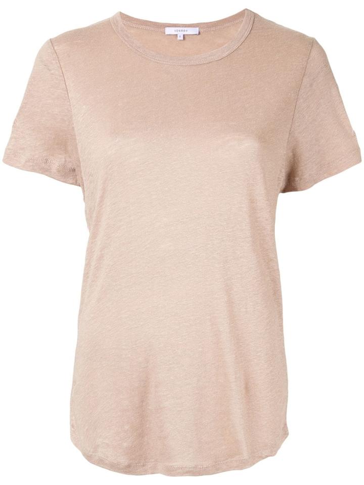 Venroy Crew Neck T-shirt - Brown