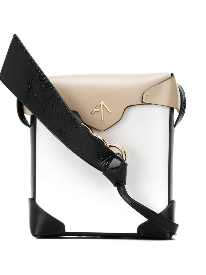 Manu Atelier Mini Pristine Crossbody Bag - White