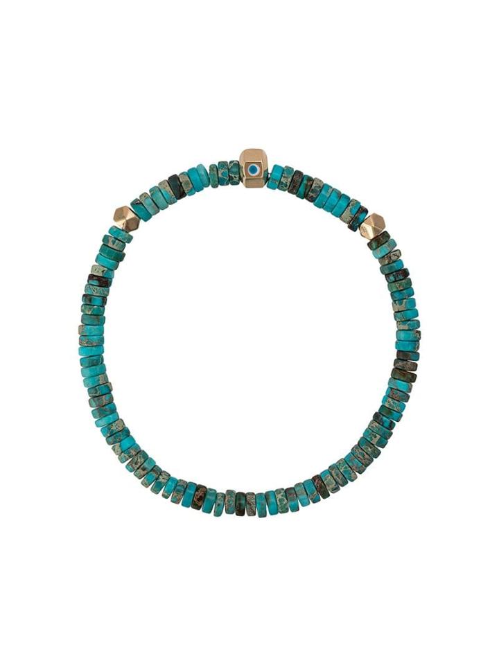 Luis Morais Star Enameled Octagon Bracelet - Blue