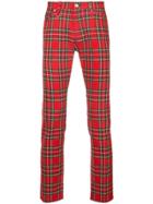 Guild Prime Plaid Check Trousers - Red