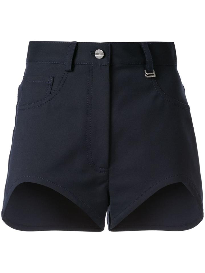 Dion Lee Bike Denim Shorts - Blue