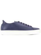 Giorgio Armani Flat Lace-up Sneakers - Purple