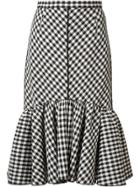 Sofie D'hoore Pleated Tartan Skirt With Bow - Multicolour