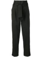 Dorothee Schumacher High Waisted Tapered Trousers - Black