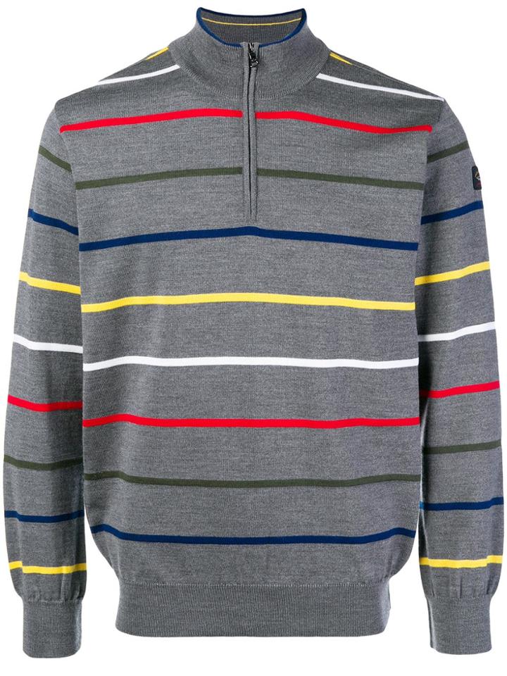 Paul & Shark Striped Jumper - Grey