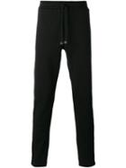 Dolce & Gabbana Drawstring Track Pants, Size: 46, Black, Zamac/calf Leather/cotton