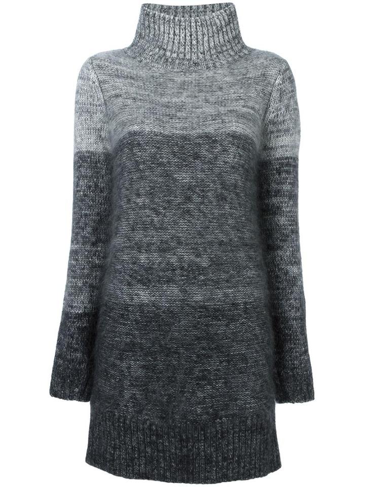 Rag & Bone Turtleneck Longsleeved Knit Dress, Women's, Size: Xs, White, Wool/silk