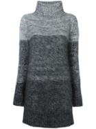 Rag & Bone Turtleneck Longsleeved Knit Dress, Women's, Size: Xs, White, Wool/silk
