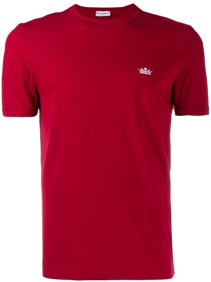 Dolce & Gabbana Embroidered Crown T-shirt