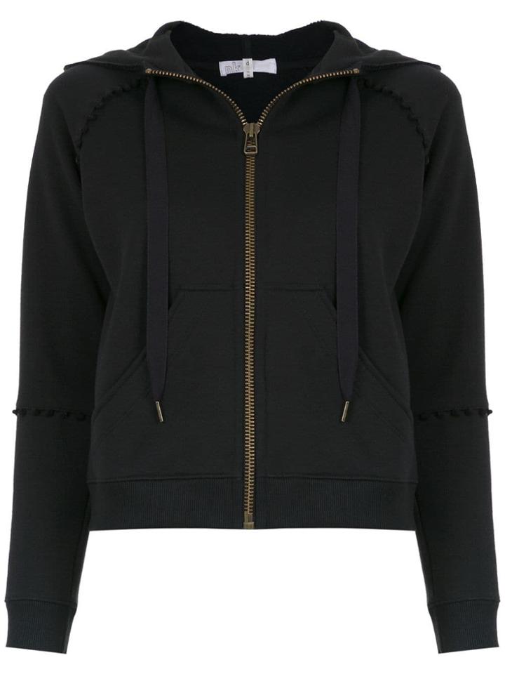 Nk Zipped Hoodie - Black